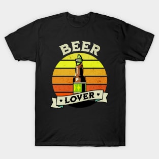 Beer Lover at Sunset T-Shirt